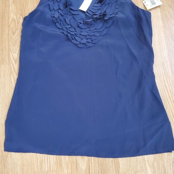 Trina Turk Ruffle-Neck Tank Top - Picture 4 of 11